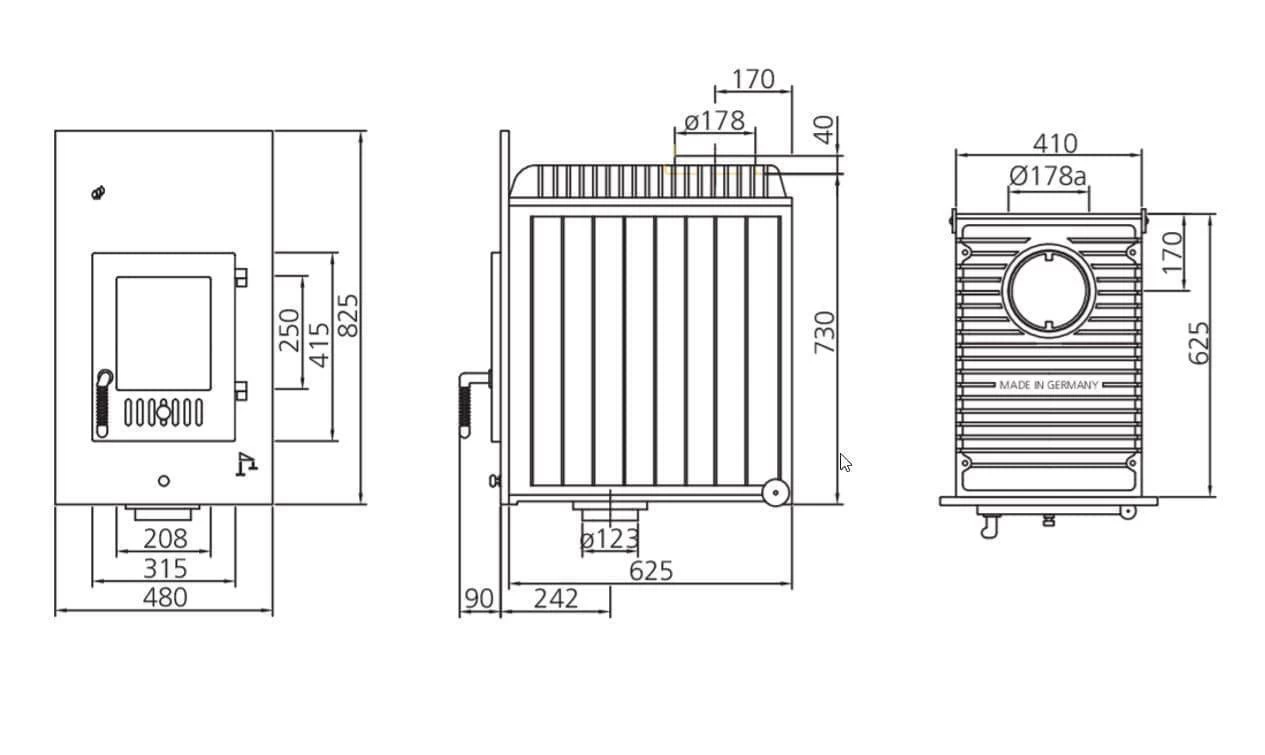 Kachelofeneinsatz Schmid SH 11 G 2 Kachelofeneinsatz Schmid SH 11 G – Bild 2