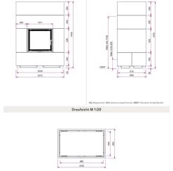 Kaminbausatz Camina S7 Kurz | Gerade Scheibe -Default Template kaminbausatz camina s7 kurz 5551s abmessungenjpg 4 16623