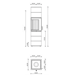 Kaminbausatz Neocube S10 Black & White | Eckkamin 9 Kaminbausatz Neocube S10 Black & White | Eckkamin -Default Template kaminbausatz neocube s10 black and white abmessungenjpg 4 146464