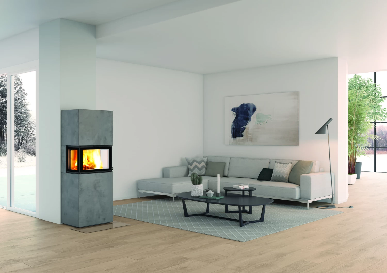 Kaminbausatz Nordpeis Cannes IR | 3-Seiten-Kamin 3 Kaminbausatz Nordpeis Cannes IR | 3-Seiten-Kamin – Bild 3