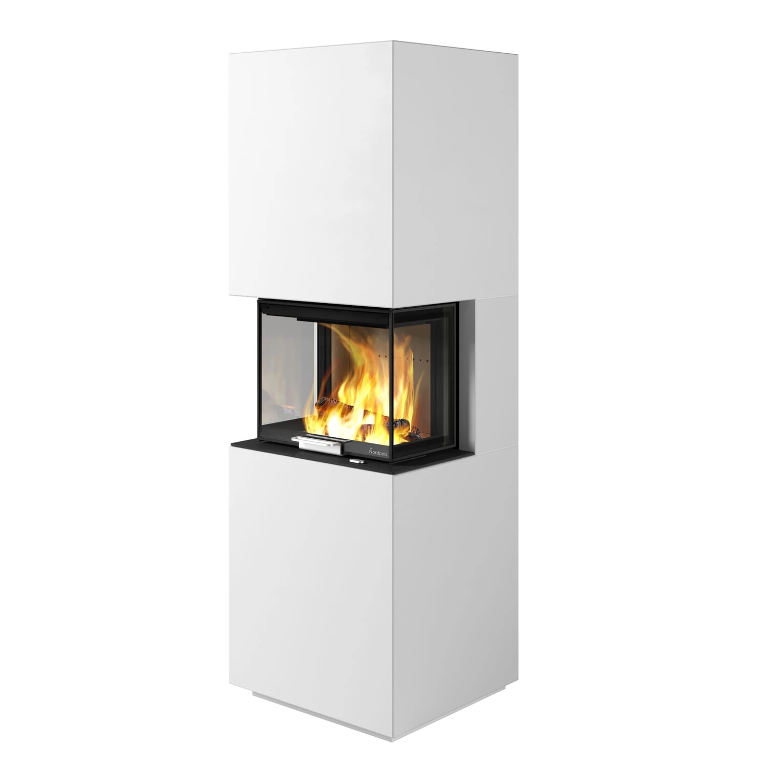 Kaminbausatz Nordpeis Capri | 3-Seiten-Kamin 1 Kaminbausatz Nordpeis Capri | 3-Seiten-Kamin