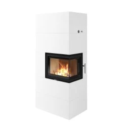 Kaminbausatz Nordpeis Salzburg C | Mit Eckscheibe