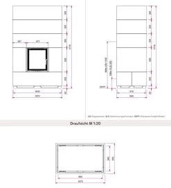Kaminbausatz Camina S7 Hoch | Gerade Scheibe -Default Template kamineinsatz camina s7 hoch lina 4551 s abmessungenjpg 3 16677