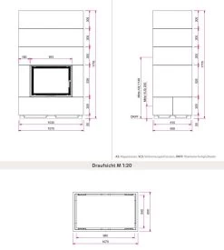 Kaminbausatz Camina S7 Hoch | Gerade Scheibe -Default Template kamineinsatz camina s7 hoch lina 6751 s abmessungenjpg 5 16689