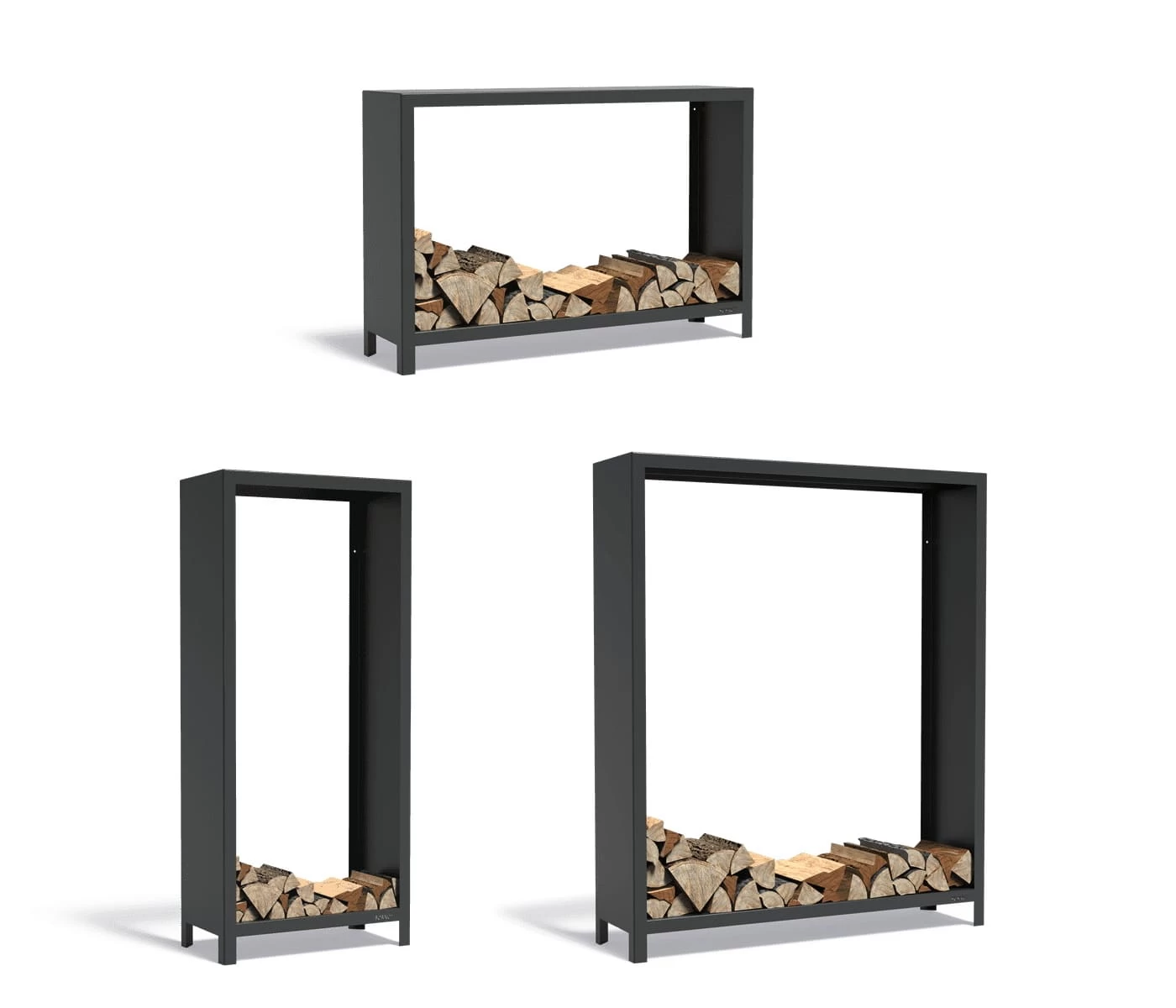 Kaminholzregal FORNO BHG | Für Den Innen- Und Außenbereich 1 Kaminholzregal FORNO BHG | Für Den Innen- Und Außenbereich