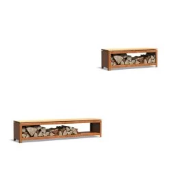 Kaminholzregal FORNO BHSH | Kaminholzbank | Für Den Außenbereich