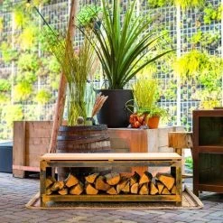 Kaminholzregal FORNO BHSH | Kaminholzbank | Für Den Außenbereich -Default Template kaminholzregal forno bhsh milieu 2 6 107030