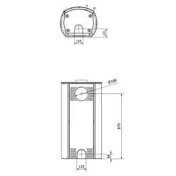 Kaminofen Kratki FALCON | Tür Selbstschließend -Default Template kaminofen kratki falcon abmessungen 1jpg 6 143284