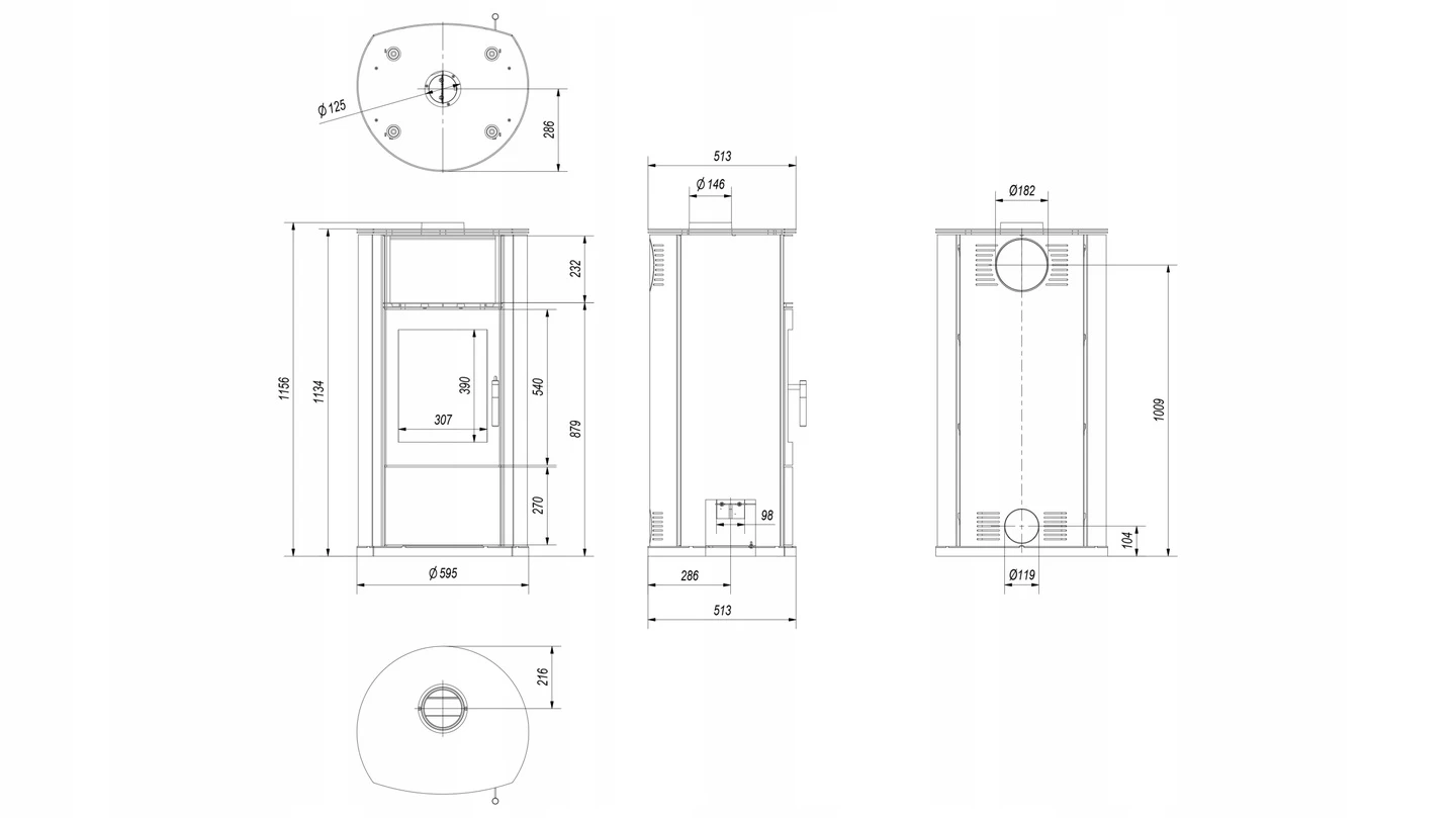 Kaminofen Kratki KOZA EPSILON | Mit Warmhaltefach | Tür Selbstschließend 3 Kaminofen Kratki KOZA EPSILON | Mit Warmhaltefach | Tür Selbstschließend – Bild 3