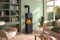 Kaminofen LEDA CORNA ES Tec -Default Template kaminofen leda corna es links hoch schwarz milieu 6 36038