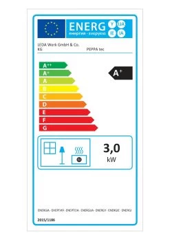 Kaminofen LEDA PEPPA Tec -Default Template kaminofen leda peppa tec energielabel 4 37740