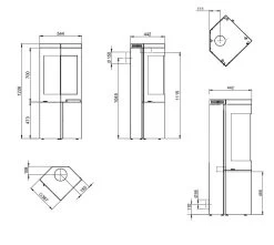 Kaminofen Nordpeis Quadro 2 Basic -Default Template kaminofen nordpeis quadro 2 abmessungen 3 54687
