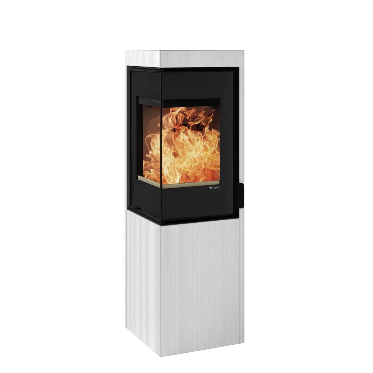 Kaminbausatz Nordpeis Quadro Colorado White Exclusive | Eckkamin 1 Kaminbausatz Nordpeis Quadro Colorado White Exclusive | Eckkamin