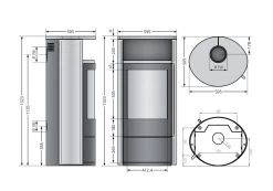 Kaminofen ORANIER Polar Neo 8 -Default Template kaminofen oranier polar neo 8 abmessungen 4 103268