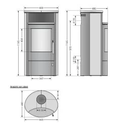 Kaminofen ORANIER Pori 7 -Default Template kaminofen oranier pori 7 abmessungen 6 102989