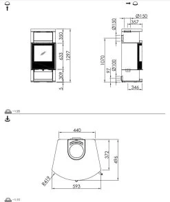 Kaminofen Spartherm Moro -Default Template kaminofen spartherm moro abmessungen 3 60538