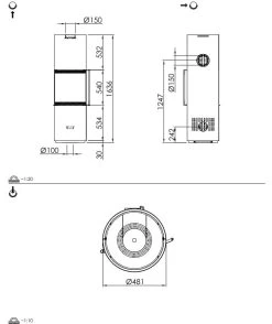 Kaminofen Spartherm Passo L Black Edition -Default Template kaminofen spartherm passo l abmessungen 3 91253