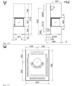 Kaminofen Spartherm SEE Artemis -Default Template kaminofen spartherm see artemis abmessungen 6 98558