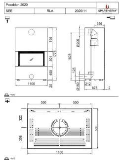 Kaminofen Spartherm SEE Poseidon -Default Template kaminofen spartherm see poseidon abmessungen 5 91919