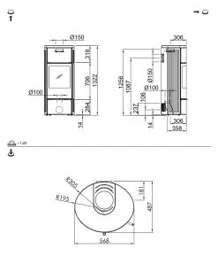 Kaminofen Spartherm Senso L Klassik | Kalkstein Porto Blanco -Default Template kaminofen spartherm senso l klassik abmessungen neu 3 4691