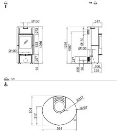 Kaminofen Spartherm Sino L -Default Template kaminofen spartherm sino l abmessungen neu 4 90389