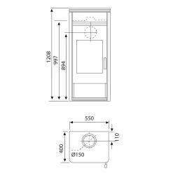 Kaminofen WAMSLER Orpheus Mit Warmhaltefach -Default Template kaminofen wamsler orpheus mit warmhaltefach abmessungenjpg 3 130898