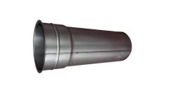 Wandfutter Doppelwandig | Blank | Länge 40 Cm