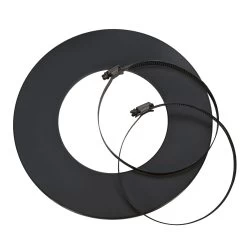 Wandrosette CB-tec Schwarz Ø 125 Mm | Schwarz